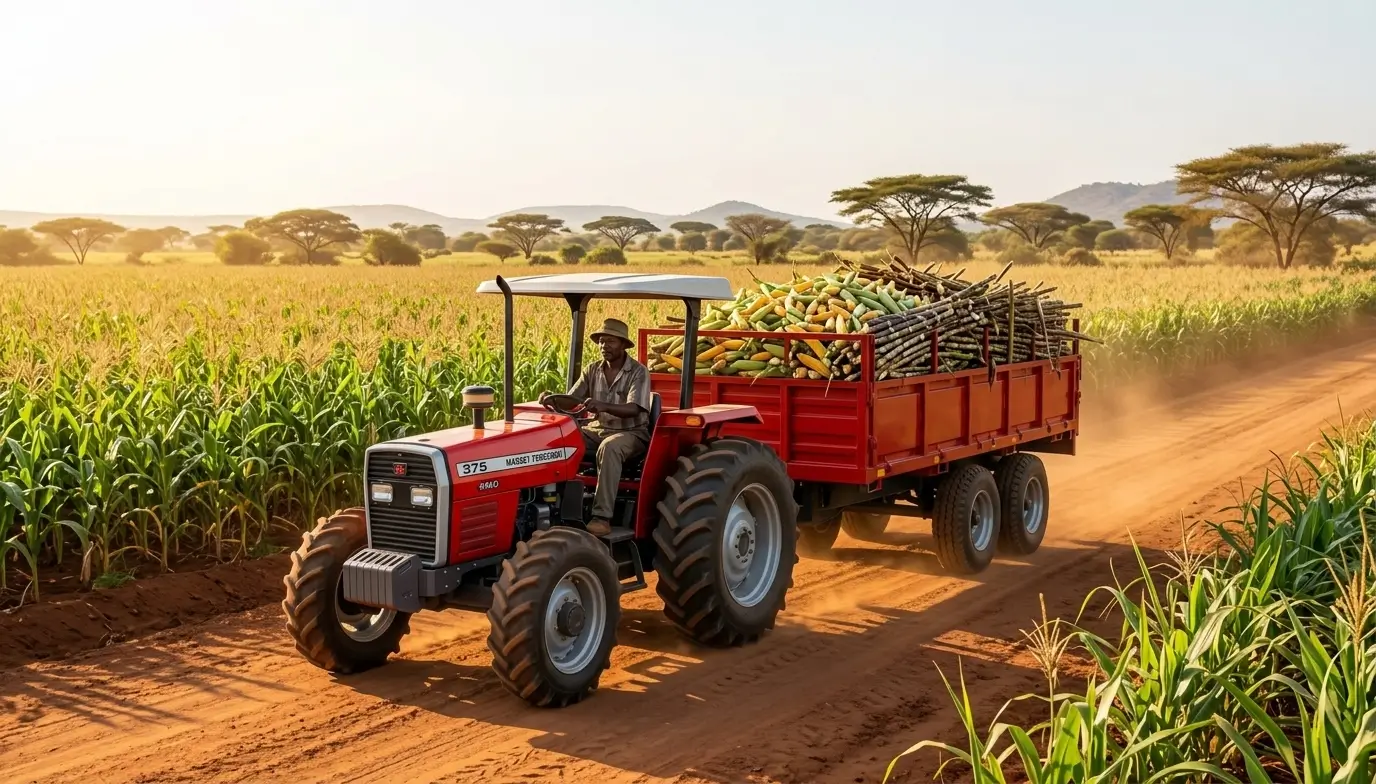 Farm Tractor Trailer for Malawi